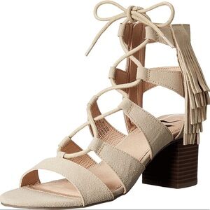 Lust For Life Daphne Tan Fringe Heels